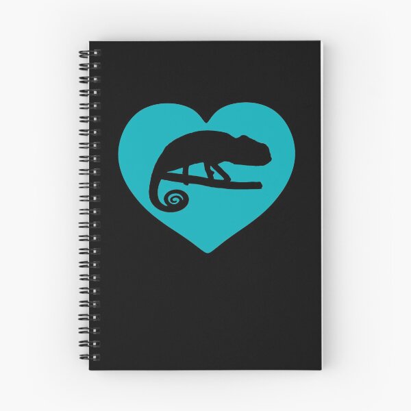Item preview, Chameleon Heart Silhouette for Chameleon Lovers, Blue Heart designed and sold by Mochi-Merch.