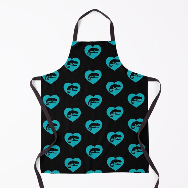 Item preview, Chameleon Heart Silhouette for Chameleon Lovers, Blue Heart designed and sold by Mochi-Merch.