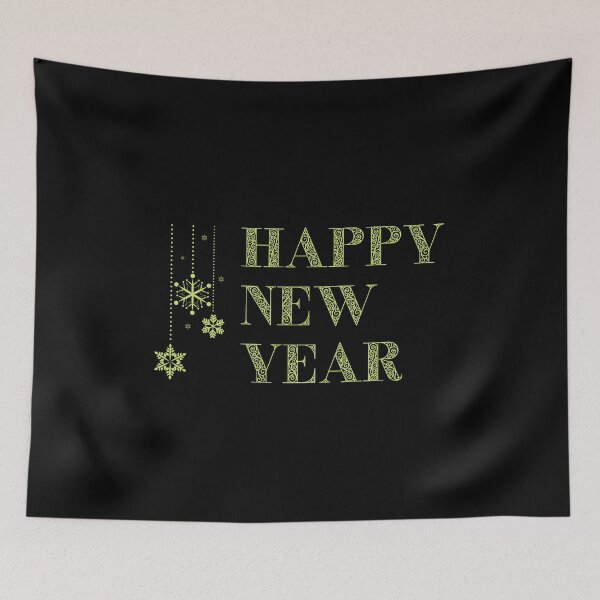 Item preview, Happy New Year Decorations Green  designed and sold by trendingatees.