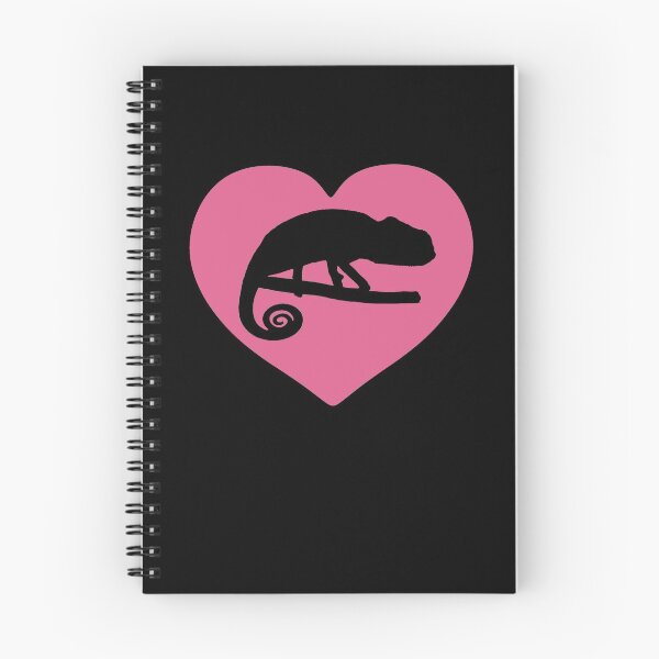 Item preview, Chameleon Heart Silhouette for Chameleon Lovers, Pink Heart designed and sold by Mochi-Merch.