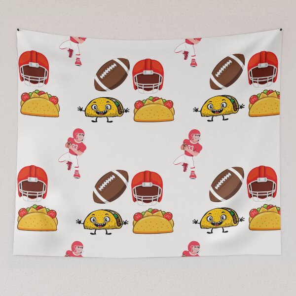 Item preview, Football And Tacos Funny Tacos, American Football and Mexican Tacos designed and sold by AMINE  ★★★★★.