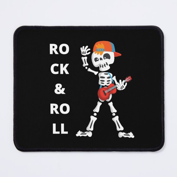 Item preview, Cool Cartoon Skeleton Guitar Player - Rock And Roll Skeleton Guitar designed and sold by lodarohit.
