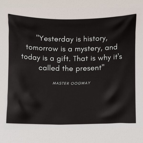 Item preview, Master Oogway Quote / Kung Fu Panda designed and sold by QuotesClothes.
