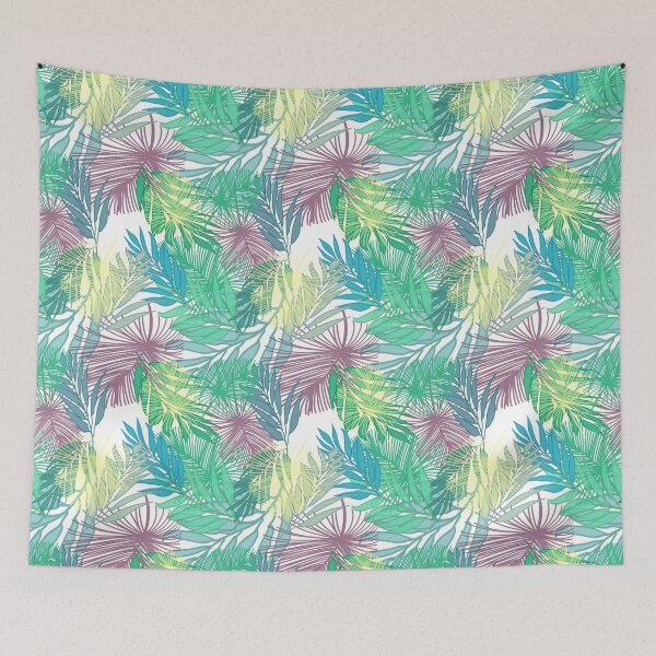 Item preview, Exotic plants seamless pattern designed and sold by stavina.