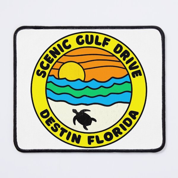 Item preview, Scenic Gulf Drive Highway 98 Destin Beach Florida Palms Panhandle Emerald Coast designed and sold by Travel Time.