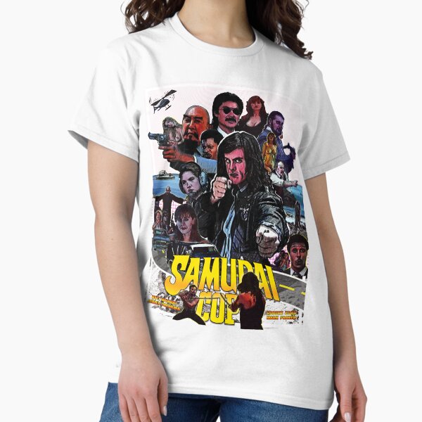 Vista previa del artículo con la obra «Samurai Cop», diseñado y vendido por Léonard Kafka.