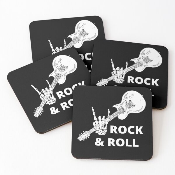 Item preview, Cool Cartoon Skeleton Hand Guitar Player - Rock And Roll Skeleton Guitar designed and sold by lodarohit.