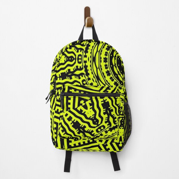 Item preview, Abstract Black & Yellow Kaleidoscope Fractal designed and sold by SXW Designs.