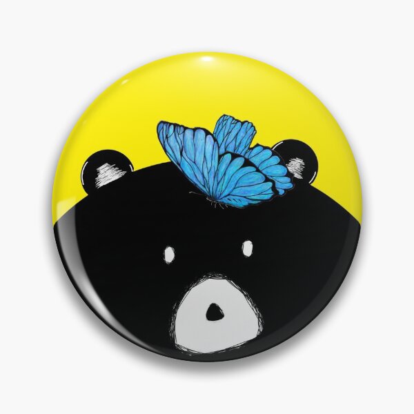 Item preview, Moon Bear with Butterfly designed and sold by BubeBube.