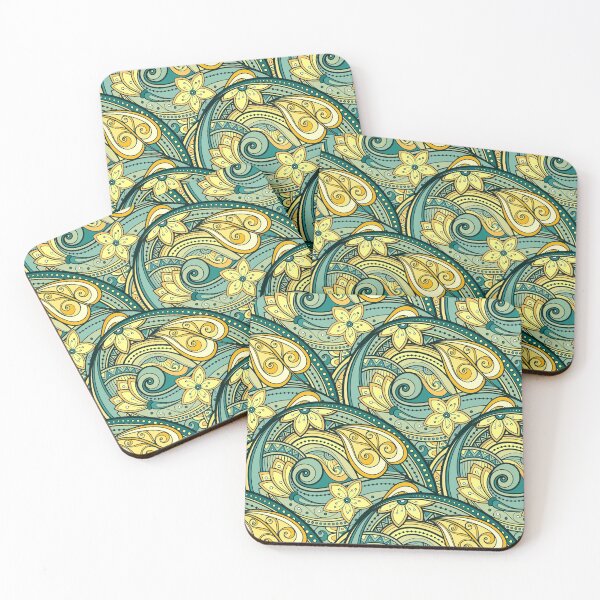 Item preview, Paisley Print with Vintage Floral Motifs designed and sold by lissantee.