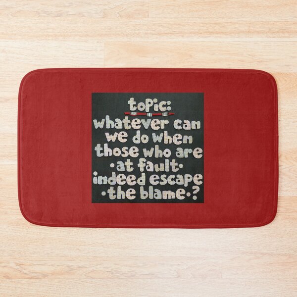 Item preview, Topic:  Fault/Blame designed and sold by prunellaparsnip.