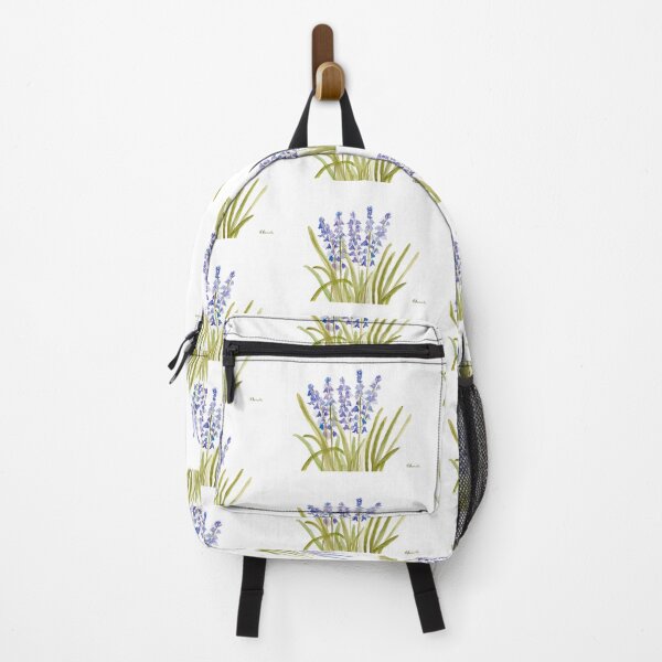 Item preview, Botanical bluebells flower watercolor designed and sold by Monika Howarth.