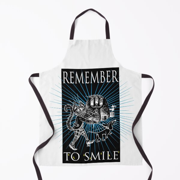 Item preview, "Remeber to smile" ~ Hari&Musci Series ~ Ink art illustration designed and sold by WalkOnTheMoss.