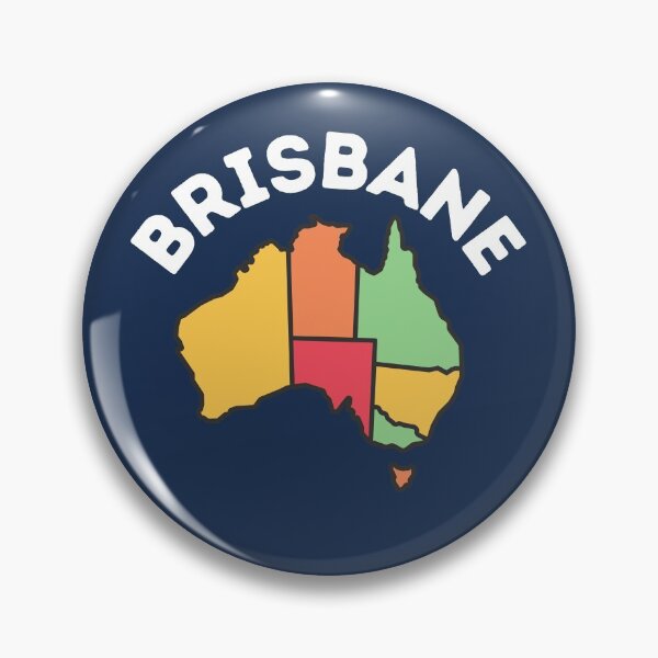 Item preview, Brisbane Map of Australia designed and sold by LamaraK.