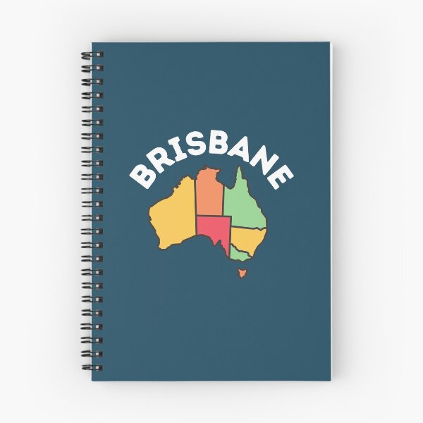 Item preview, Brisbane Map of Australia designed and sold by LamaraK.