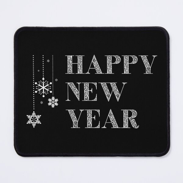 Item preview, Happy New Year Decorations White designed and sold by trendingatees.