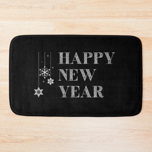Item preview, Happy New Year Decorations White designed and sold by trendingatees.