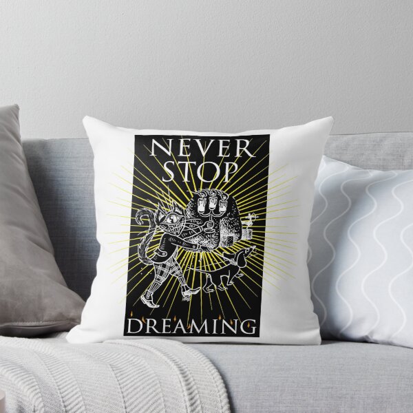 Item preview, "Never stop dreaming" ~ Hari&Musci Series ~ Ink art illustration designed and sold by WalkOnTheMoss.