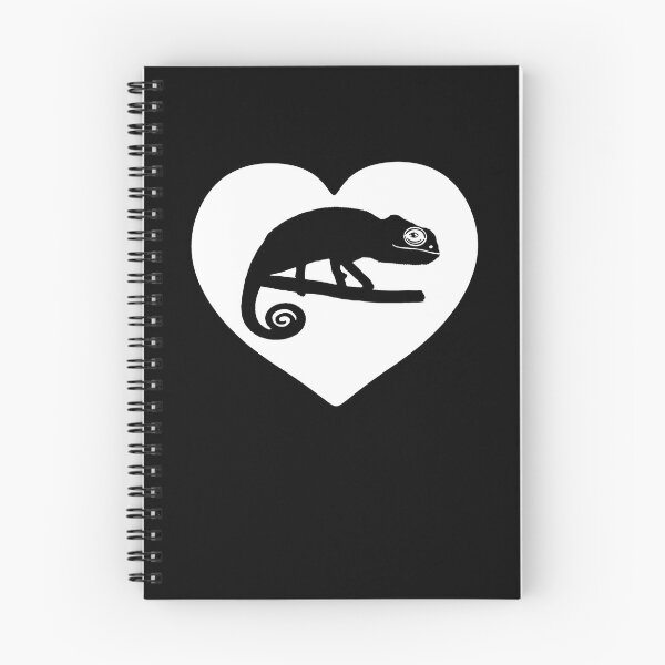 Item preview, Cute Chameleon Heart Silhouette for Chameleon Lovers, White Heart designed and sold by Mochi-Merch.