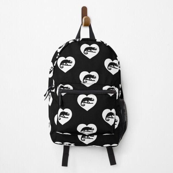 Item preview, Cute Chameleon Heart Silhouette for Chameleon Lovers, White Heart designed and sold by Mochi-Merch.