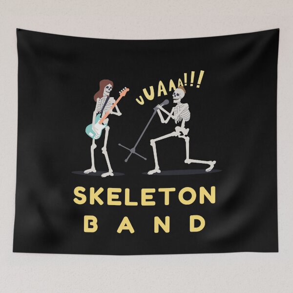 Item preview, Funny Skeleton Band Skeleton Guitar Player - Rock And Roll Skeleton Guitar designed and sold by lodarohit.
