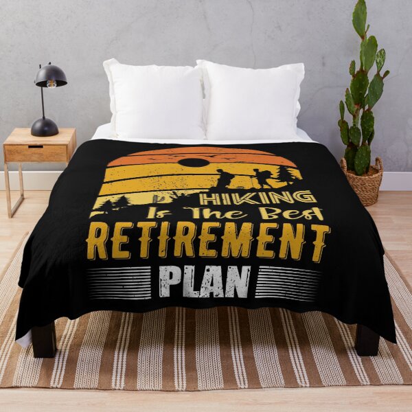 Item preview, Hiking The Best Retirement Plan designed and sold by AmethystMurad.