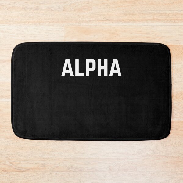 Item preview, ALPHA written in Norwester font designed and sold by primetee.