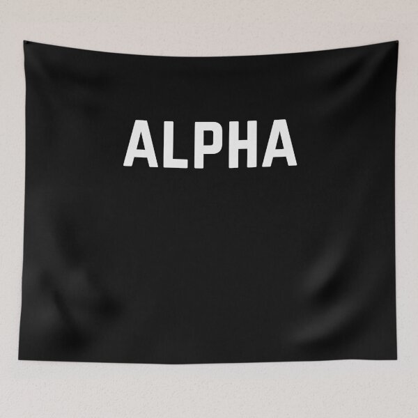 Item preview, ALPHA written in Norwester font designed and sold by primetee.