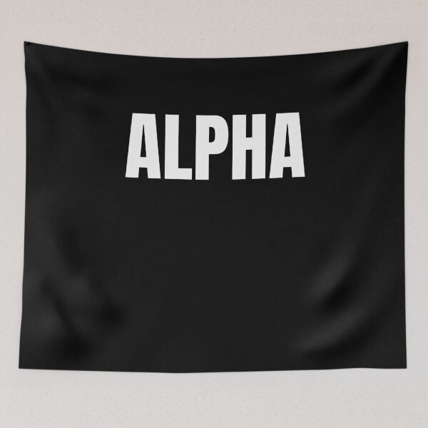 Item preview, ALPHA written in Anton font designed and sold by primetee.