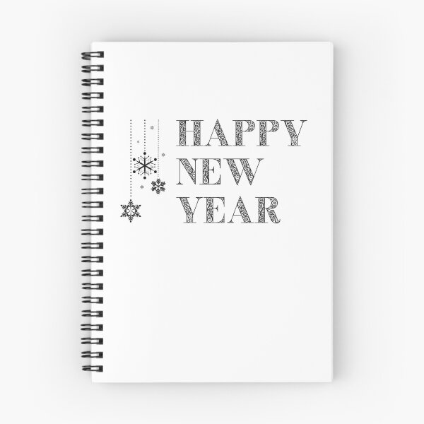 Item preview, Happy New Year Decorations Black designed and sold by trendingatees.