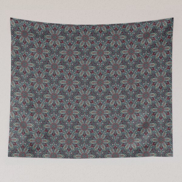 Item preview, Floral mandala abstract pattern design by Somberlain designed and sold by Somberlain.