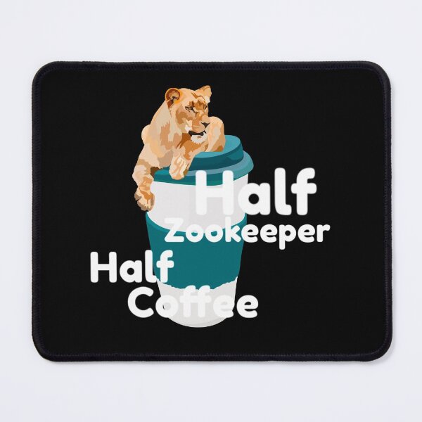 Item preview, Half Zookeeper Half Coffee Lion  designed and sold by PrettylittlepastelUk.