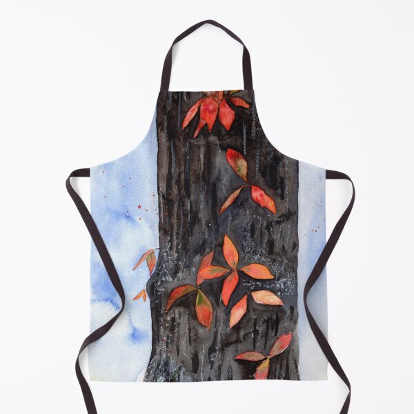 Aperçu de l'œuvre Arbre d'automne aquarelle Mixed Media Art créée et vendue par Sandra Connelly.