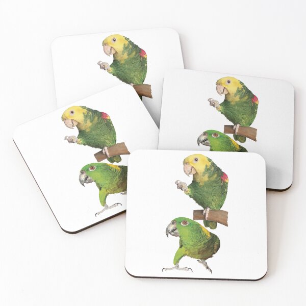 Item preview, Yellow-naped Parrot and Yellow-headed Parrot designed and sold by obscurite.