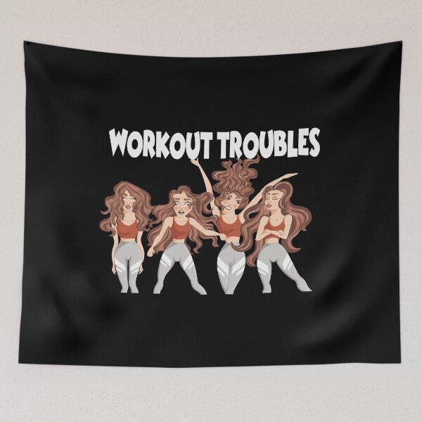 Item preview, workout troubles designed and sold by smokin-prints.