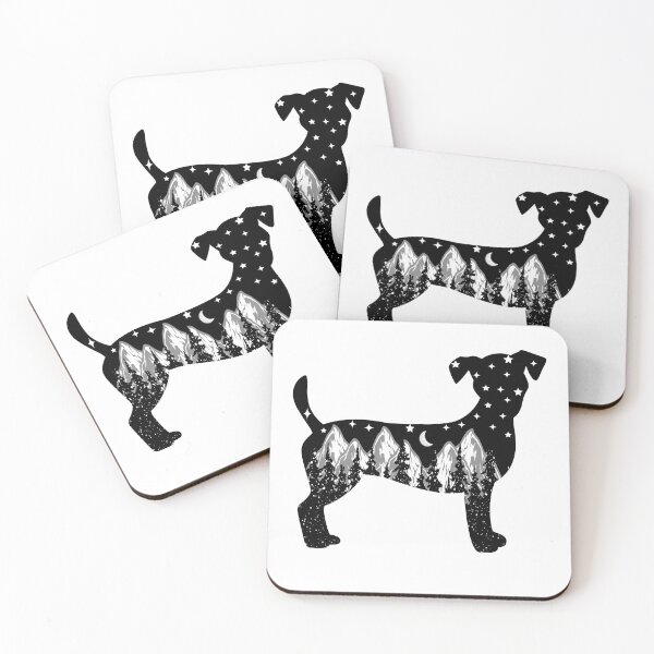 Item preview, jack russell terrier dog lover night mountain christmas gift designed and sold by alaechamlal.