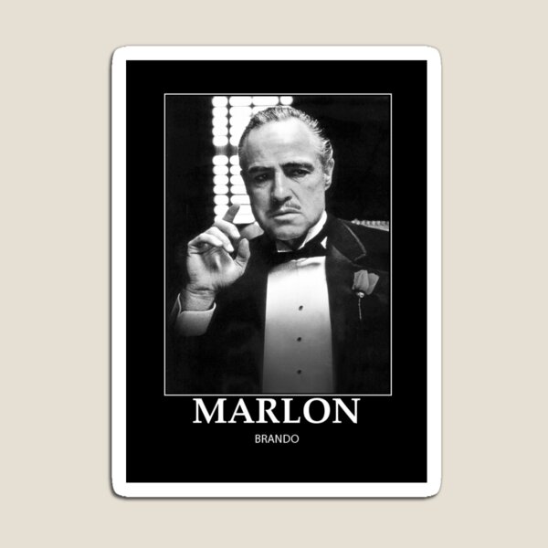 Vista previa del artículo con la obra «Marlon Brando - BW - D76», diseñado y vendido por DecoWords.