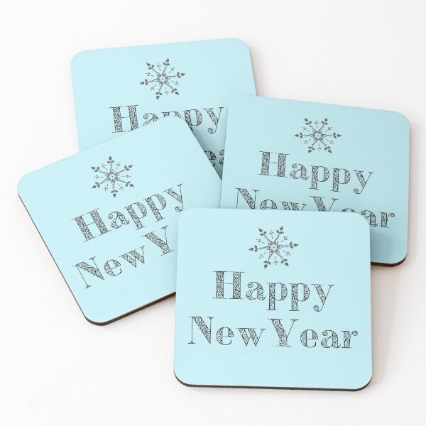 Item preview, Happy New Year Tree Black designed and sold by trendingatees.