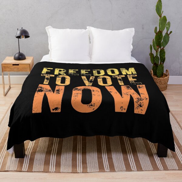 Item preview, Freedom To Vote Now Grunge Text Design designed and sold by EarthArtDesigns.