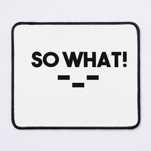 Item preview, So What Slogan designed and sold by Heddar Badreddine.