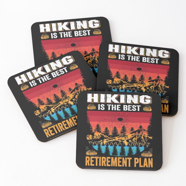 Item preview, Hiking The Best Retirement Plan designed and sold by AmethystMurad.