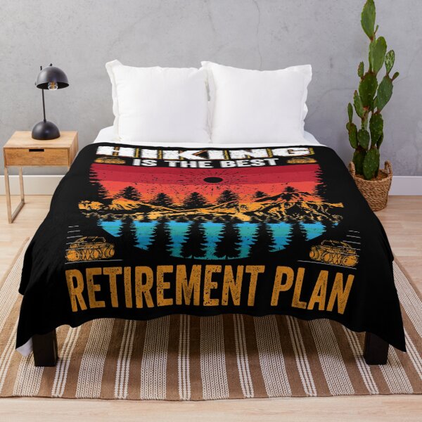 Item preview, Hiking The Best Retirement Plan designed and sold by AmethystMurad.
