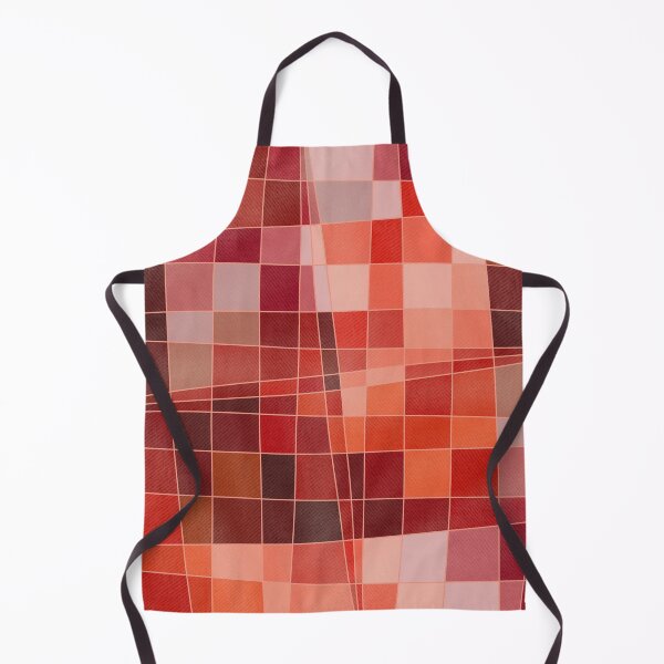 Aperçu de l'œuvre Abstract Squares Pattern, Red Tones créée et vendue par bubblyshades.