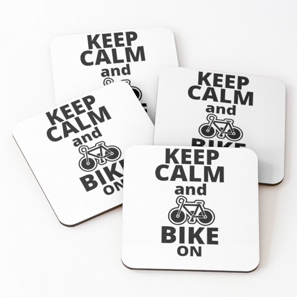 Item preview, KEEP CALM  AND BIKE ON  designed and sold by M Mariatique.