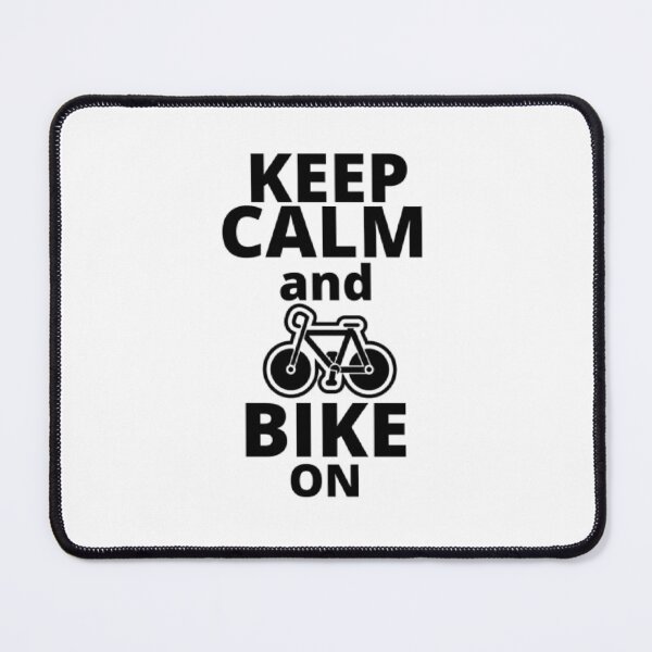 Item preview, KEEP CALM AND BIKE ON designed and sold by M Mariatique.