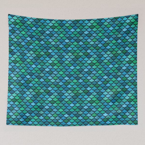 Item preview, Siren Scales - Blue designed and sold by katymakesthings.