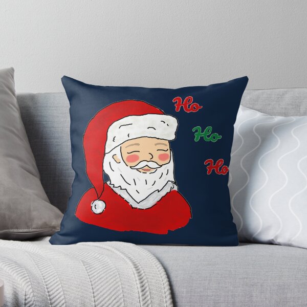 Santa Ho ho ho Throw Pillow