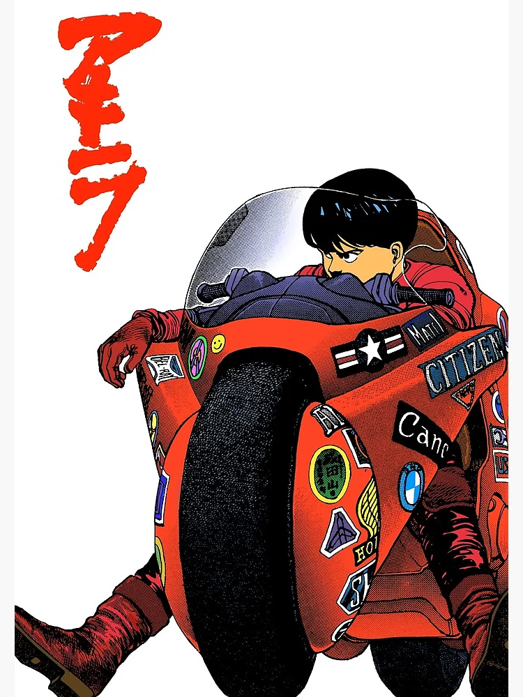AKIRA Motorcycle Kaneda Color Manga