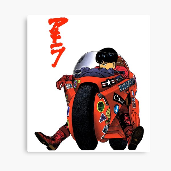 Vista previa del artículo con la obra «AKIRA Motocicleta Kaneda Color Manga», diseñado y vendido por woodycompton.