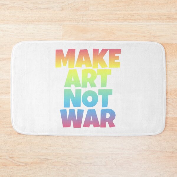 Item preview, Make Art Not War designed and sold by mermaidpaints.